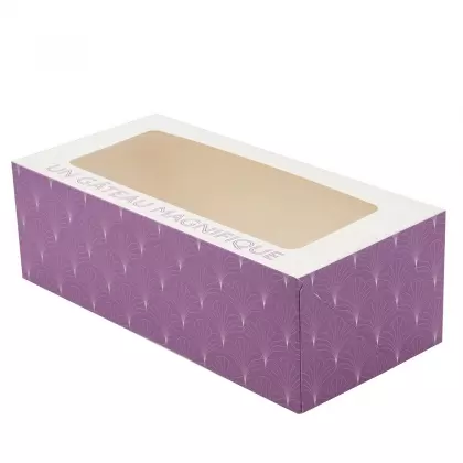 Κουτιά Ζαχαροπλαστείου Κορμού Easy Open 30x15x10cm Συσκευασία 5 Τεμαχίων