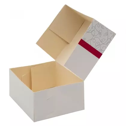 Κουτιά Ζαχαροπλαστείου Νο4 Easy Open 13.8x15.8x7.7cm Συσκευασία 5 Τεμαχίων