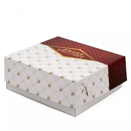 Κουτιά Ζαχαροπλαστείου Νο40 Με Επένδυση Αλουμινίου 40x40x10cm Συσκευασία 5 Τεμαχίων