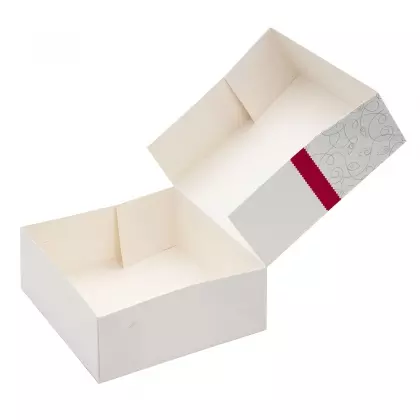 Κουτιά Ζαχαροπλαστείου Νο8 Easy Open 20x20x8cm Συσκευασία 5 Τεμαχίων