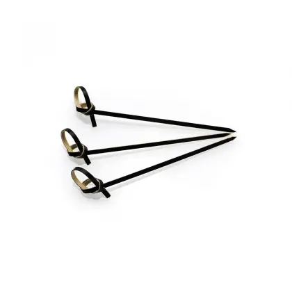 Ξυλάκι Μπαμπού ''Κόμπος'' 9cm Συσκευασία 100 Τεμαχίων