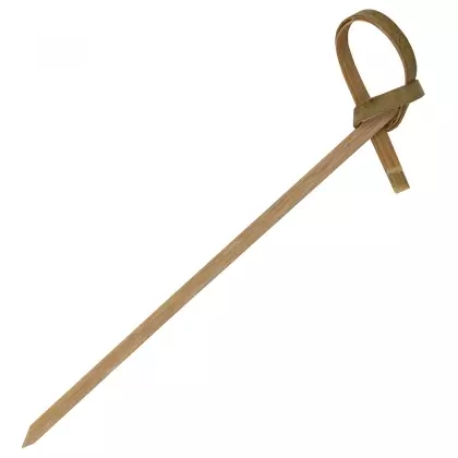 Ξυλάκι Μπαμπού Με Φιόγκο 9cm Συσκευασία 100 Τεμαχίων