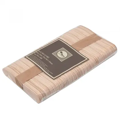 Ξυλάκια Για Παγωτό 75x14mm Συσκευασία 100 Τεμαχίων