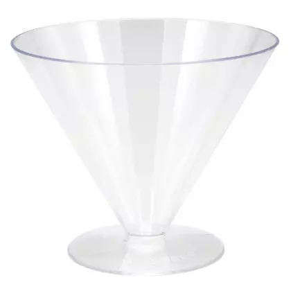 Μπωλ Πλαστικό Martellato Κωνικό 165ml Συσκευασία 10 Τεμαχίων