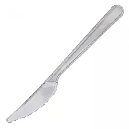 Μαχαίρι Πλαστικό Premium 17.5cm Συσκευασία 100 Τεμαχίων