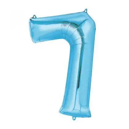 Μπαλόνι Με Τον Αριθμό 7 Foil Μεταλιζέ