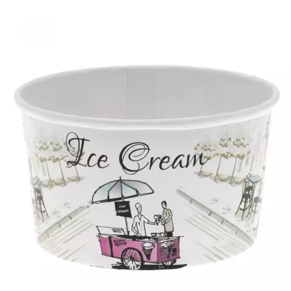 Μπωλ Παγωτού Χάρτινο 200ml Συσκευασία 10 Τεμαχίων
