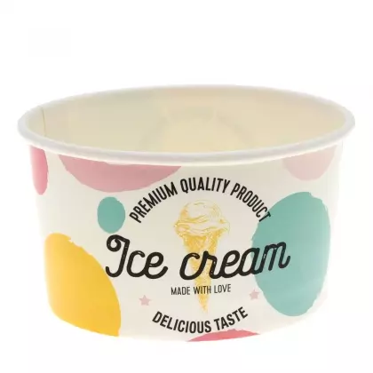 Μπωλ Παγωτού Χάρτινο 200ml Συσκευασία 10 Τεμαχίων