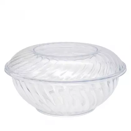 Μπωλ Πλαστικό Adour Fiore Με Καπάκι 1600ml Συσκευασία 5 Τεμαχίων