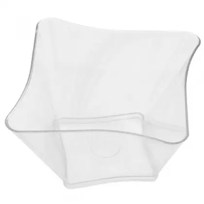 Μπωλ Πλαστικό Τετράπλευρο 60ml Συσκευασία 100 Τεμαχίων