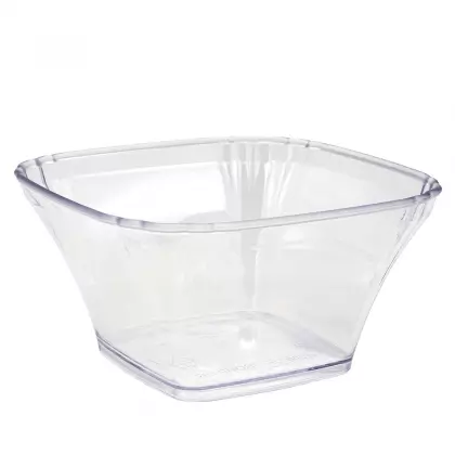 Μπωλ Πλαστικό Τετράπλευρο Daniella 200ml Συσκευασία 50 Τεμαχίων