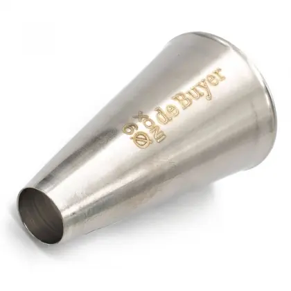 Μύτη Για Κορνέ Ζαχαροπλαστικής Inox De Buyer Plain Φ9mm