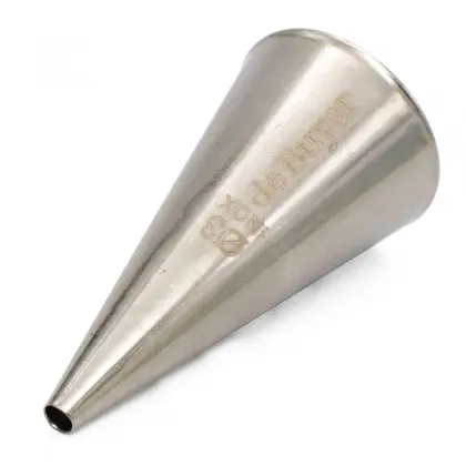 Μύτη Για Κορνέ Ζαχαροπλαστικής Inox De Buyer Plain Φ3mm