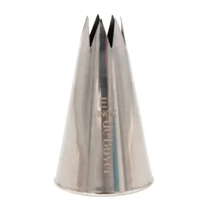 Μύτη Για Κορνέ Ζαχαροπλαστικής Inox De Buyer Star Ε7 13mm