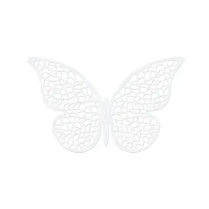 Πεταλούδες Χάρτινες Διακοσμητικές 8x5cm Συσκευασία 10 Τεμαχίων