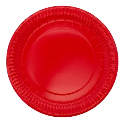 Πιάτα Χάρτινα Μίας Χρήσης Decorata Party Μεσαία Φ20cm Συσκευασία 8 Τεμαχίων