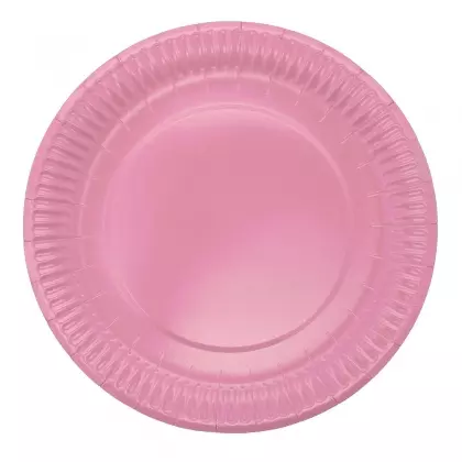 Πιάτα Χάρτινα Μίας Χρήσης Μονόχρωμα Φ23cm Συσκευασία 10 Τεμαχίων