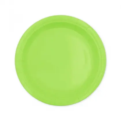 Πιάτα Χάρτινα Μονόχρωμα Φ18cm Συσκευασία 6 Τεμαχίων