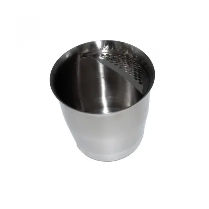 Ποτήρι Με σίτα Φ9x9cm Inox