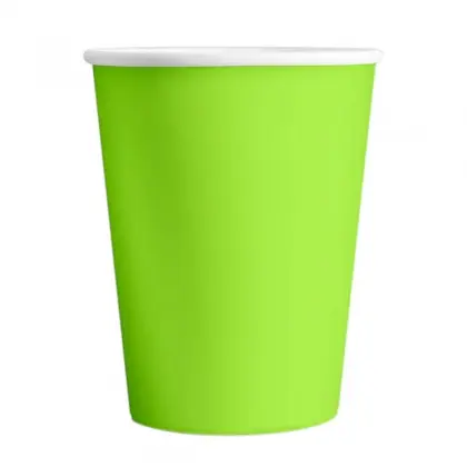 Ποτήρια Χάρτινα Μονόχρωμα 220ml Συσκευασία 6 Τεμαχίων