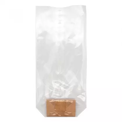 Σακουλάκι Πολυπροπυλενίου Με Χάρτινη Βάση 12x26cm Συσκευασία 10 Τεμαχίων