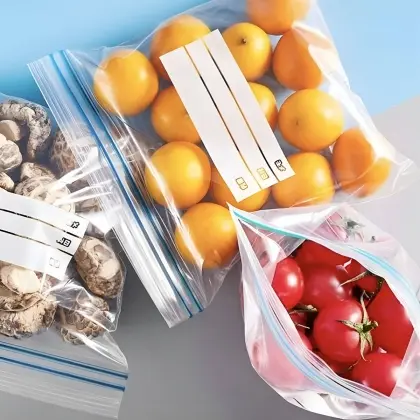 Σακουλάκια Τροφίμων Με Αεροστεγές Κλείσιμο Με Διπλό Zip 28x27cm Συσκευασία 10 Τεμαχίων
