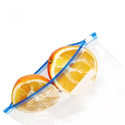 Σακουλάκια Τροφίμων Με Αεροστεγές Κλείσιμο Με Zip Slider 28x27cm Συσκευασία 10 Τεμαχίων