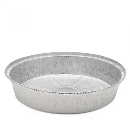 Σκεύος Αλουμινίου Φ22x4.5cm Με Καπάκι Συσκευασία 10 Τεμαχίων