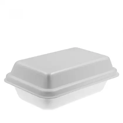 Σκεύος Παγωτού Από Φελιζόλ Με Καπάκι 2300ml Συσκευασία 5 Τεμαχίων Λευκό