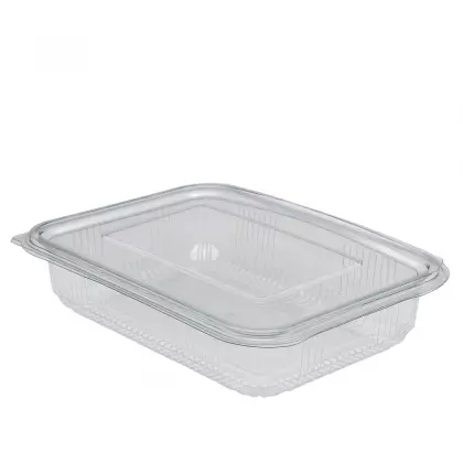 Σκεύος PET Παραλληλόγραμμο 1250ml Συσκευασία 50 Τεμαχίων