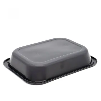 Σκεύος Πυρίμαχο Πλαστικό 20x15.5x3.5cm Συσκευασία 5 Τεμαχίων