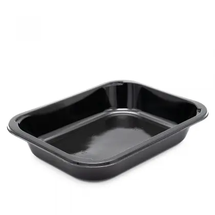 Σκεύος Πυρίμαχο Πλαστικό 20x15.5x3.5cm Συσκευασία 5 Τεμαχίων