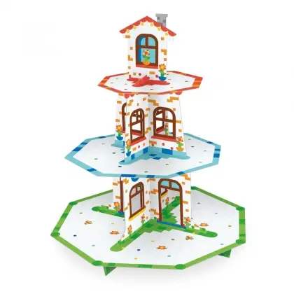 Stand για Γλυκά Με Σχέδιο Block Party Φ34x46cm