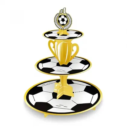 Stand για Γλυκά με Σχέδιο Football Φ34x41cm
