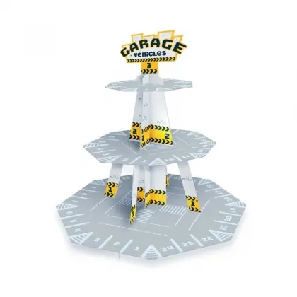 Stand για Γλυκά Με Σχέδιο Vehicles Φ34x46cm