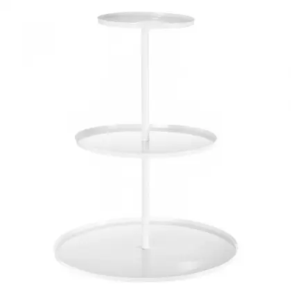 Stand Για Γλυκά Τριώροφο Μεταλλικό 40x50cm