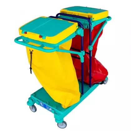 Σύστημα Καθαρισμού TTS Cleaning Tecno Trolley System Με 2 Σάκους 90lt