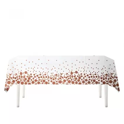 Τραπεζομάντηλο Χάρτινο Ανάγλυφο Πουά 130x220cm