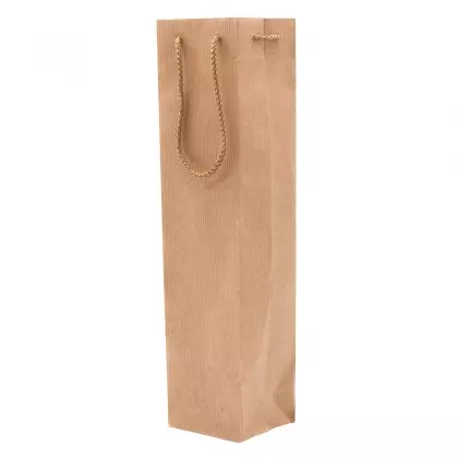 Τσάντα Χάρτινη Για 1 Μπουκάλι Με Κορδόνι 12x12x41.5cm