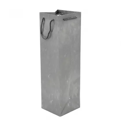 Τσάντα Χάρτινη Για 1 Μπουκάλι Με Κορδόνι 12x12x41.5cm