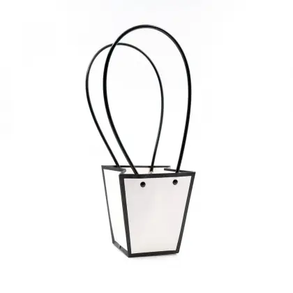 Τσάντα Χάρτινη Με Κορδόνι PVC 12x12x12.5cm