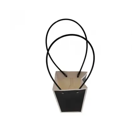 Τσάντα Χάρτινη Με Κορδόνι PVC 12x12x12.5cm