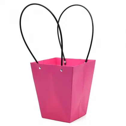 Τσάντα Χάρτινη Με Κορδόνι PVC 17x17x20cm