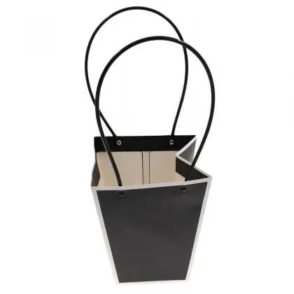 Τσάντα Χάρτινη Με Κορδόνι PVC 17x17x20cm