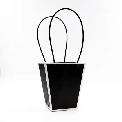 Τσάντα Χάρτινη Με Κορδόνι PVC 17x17x20cm