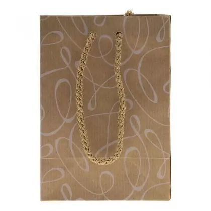 Τσάντα Χάρτινη Με Σχέδιο Με Κορδόνι 10x4.5x11cm