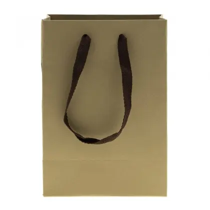 Τσάντα Χάρτινη Με Βαμβακερό Χερούλι 12x7x17cm