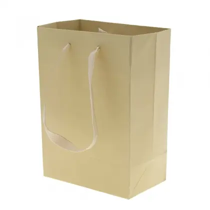 Τσάντα Χάρτινη Με Βαμβακερό Χερούλι 12x7x17cm