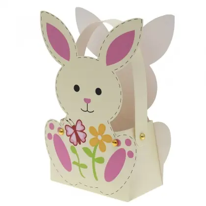 Τσάντα Χάρτινη Σε Σχήμα Λαγού 43.5x32x11cm