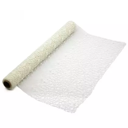 Ύφασμα Αράχνη Ρολό 48cm x 4.5m Κρεμ